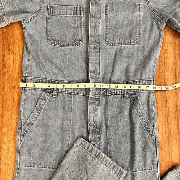EVERLANE The Supersoft Jean Coverall Sz 8 - Picture 8 of 14
